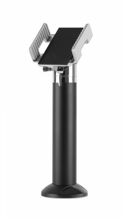 Manhattan 462242 soporte Soporte activo para teléfono móvil Negro, Plata