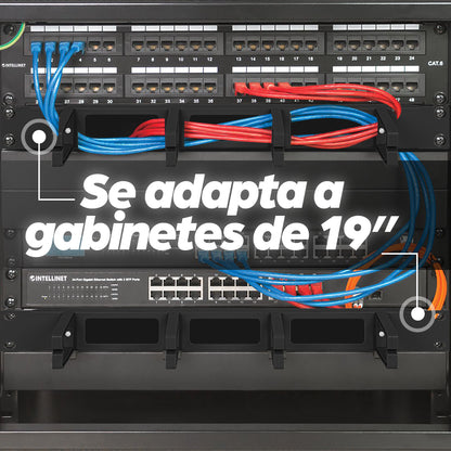 Intellinet 711074 accesorio para rack Panel de gestión de cables