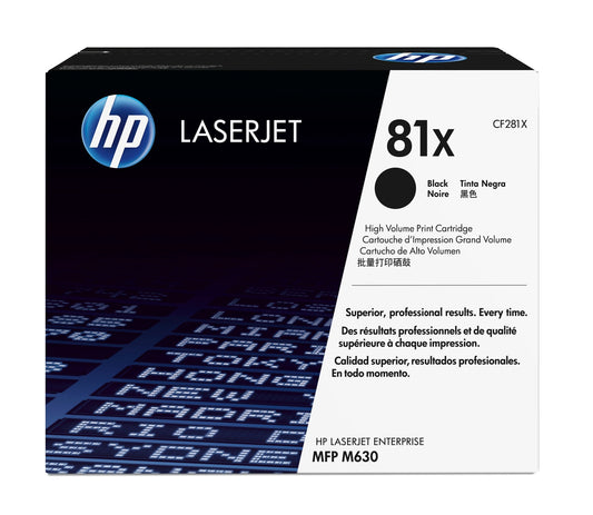 Toner HP LaserJet 81X Alta Capacidad