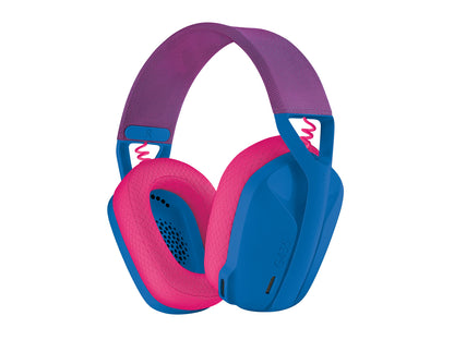 Audífonos Logitech Gaming G435 Inalámbricos Micrófono Lightspeed Color Azul-Frambuesa