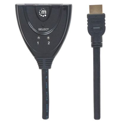 Manhattan 207416 divisor de vídeo 2x HDMI