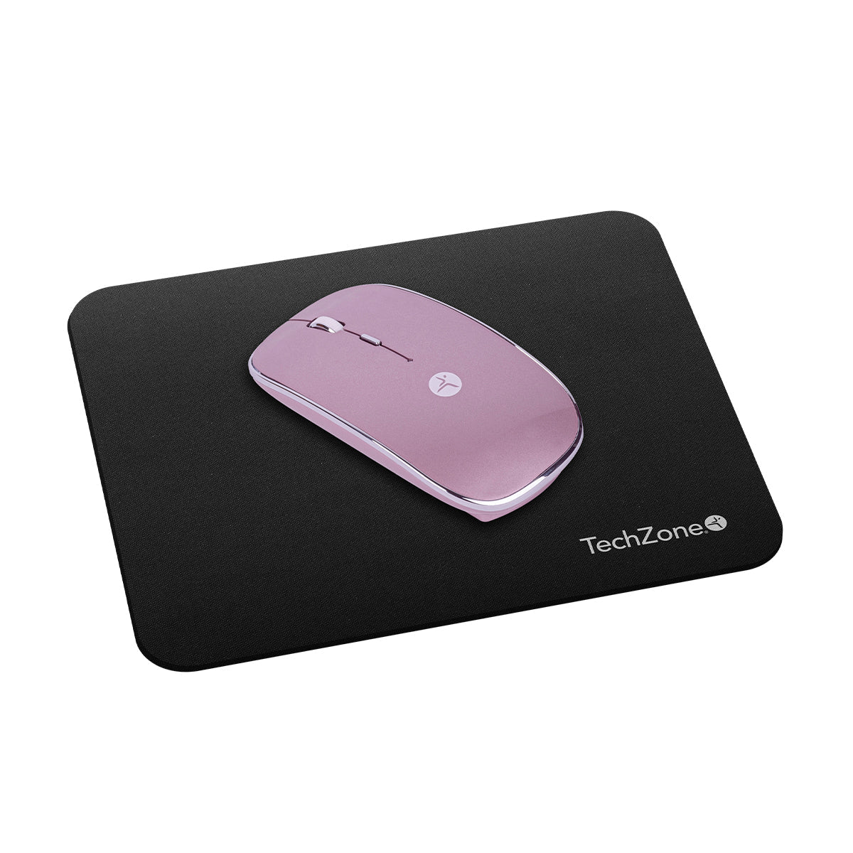 Mouse TechZone Recargable Rora con Nano Receptor Tipo C Y Usb a Mouse Pad Incluido DPI 1000/1200/1600