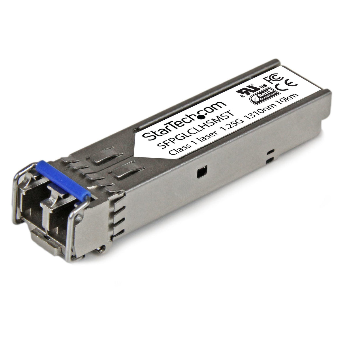 Transceptor SFP StarTech.com SFPGLCLHSMST 1000BASE-LX/LH monomodo, LC, 10 km, 1310 nm, compatible con Cisco GLC-LH-SM