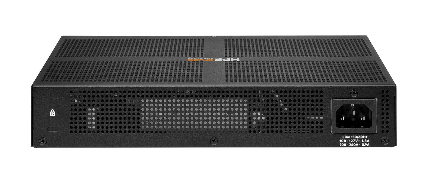 HPE Aruba Networking CX 6100 12G Class4 PoE 2G/2SFP+ 139W Switch
