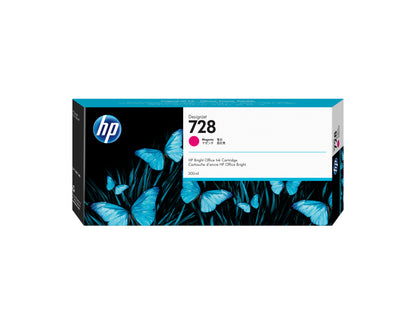 Tinta HP LF 728 DesignJet Magenta 300ML