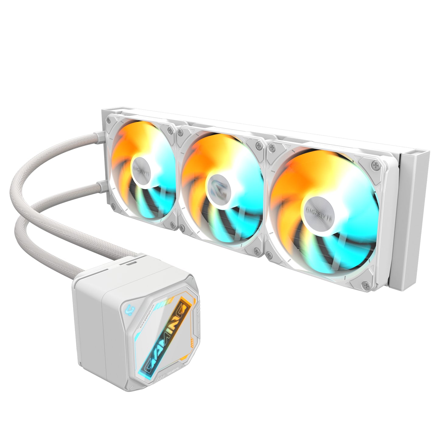 Enfriamiento Líquido Gigabyte GAMING 360 ICE 3x120mm hasta 2200RPM Blanco 1851/1700/115X/1200/AM5/AM4