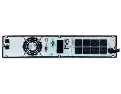 CDP UPO11-1RTAX sistema de alimentación ininterrumpida (UPS) Doble conversión (en línea) 1 kVA 1000 W 8 salidas AC