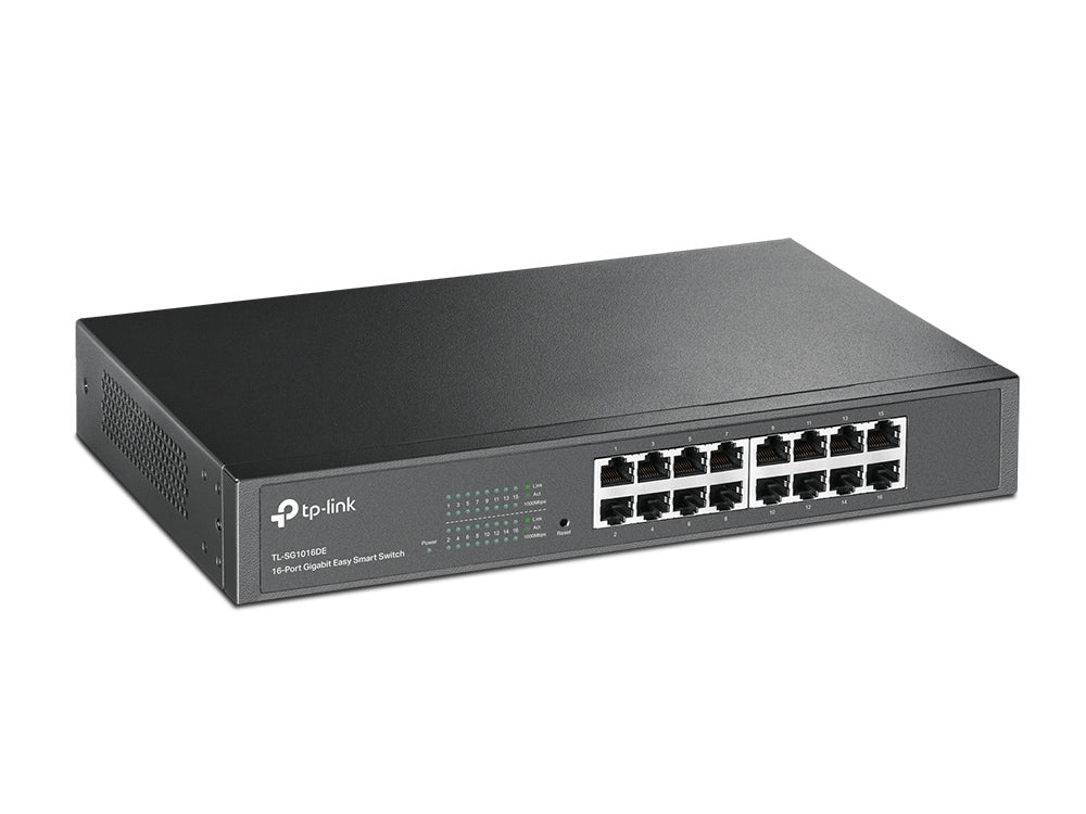 TP-Link TL-SG1016DE dispositivo de redes Gestionado L2 Gigabit Ethernet (10/100/1000) Negro