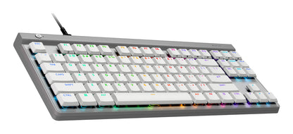 Teclado Logitech G515 TKL Wired Gaming  USB Color Blanco