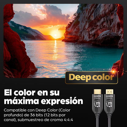 Manhattan 356176 cable HDMI 15 m HDMI Tipo A (Estándar) Negro