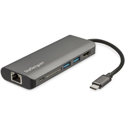StarTech.com DKT30CSDHPD3 base para laptop o replicador de puertos Alámbrico USB 3.2 Gen 1 (3.1 Gen 1) Type-C Negro, Gris
