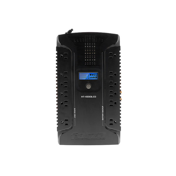 UPS Forza HT-1000LCD Interactivo 1000VA/600W 12 Salidas Coax USB Sobremesa 120V Negro