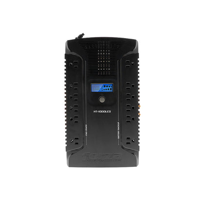 UPS Forza HT-1000LCD Interactivo 1000VA/600W 12 Salidas Coax USB Sobremesa 120V Negro