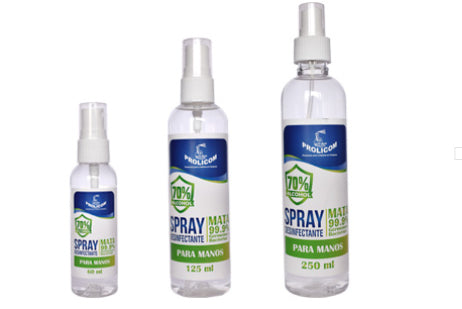 Spray Prolicom Desinfectante para Manos con Aroma 60ml