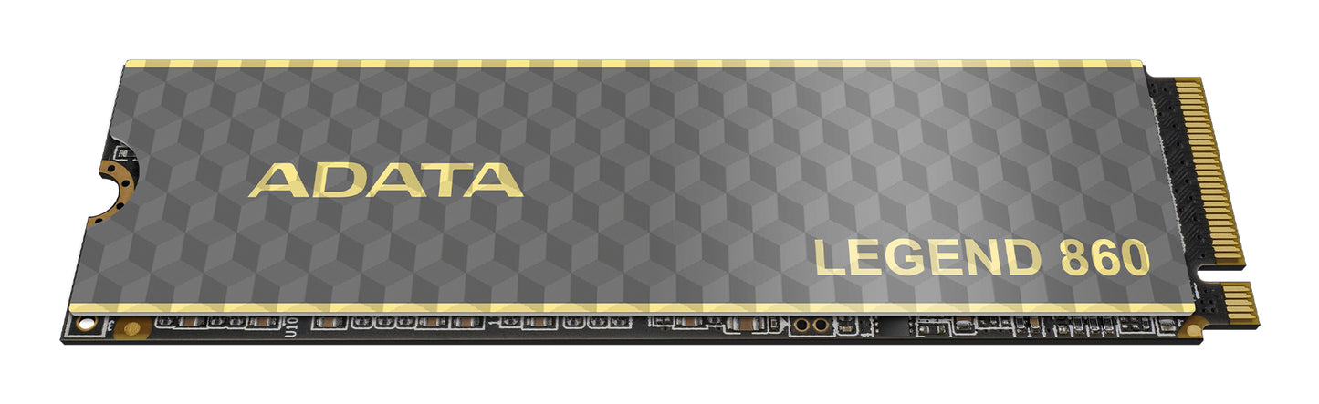 Unidad de Estado Sólido SSD Adata Legend 860 500GB PCIE Gen4 M.2 2280 5000/3000Mbs Compatible con PS5 Disipador Alu