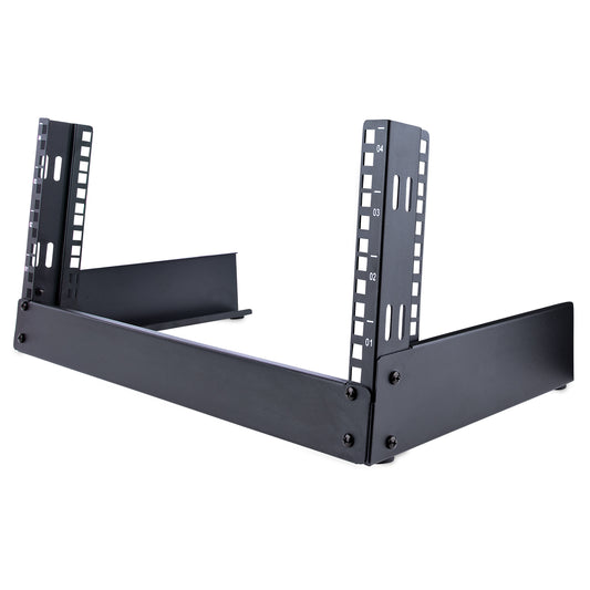 StarTech.com RK4OD armario rack Rack o bastidor independiente Negro