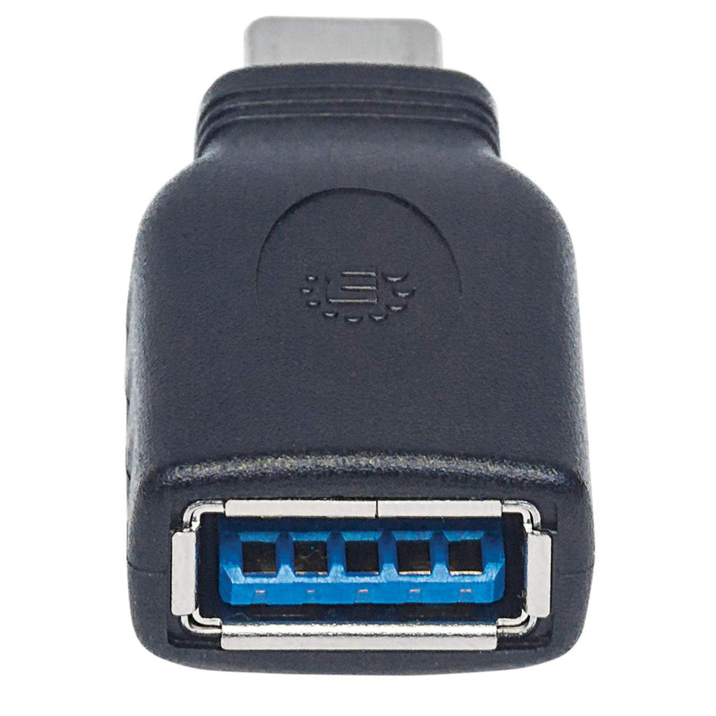 Adaptador Manhattan USB-C 3.1 Gen 1 Super Velocidad CM/AH 5 Gbps Color Negro