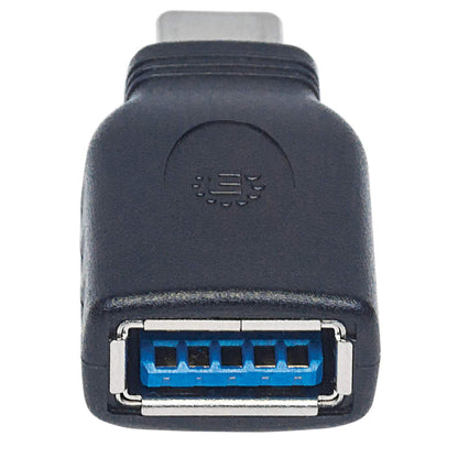 Adaptador Manhattan USB-C 3.1 Gen 1 Super Velocidad CM/AH 5 Gbps Color Negro