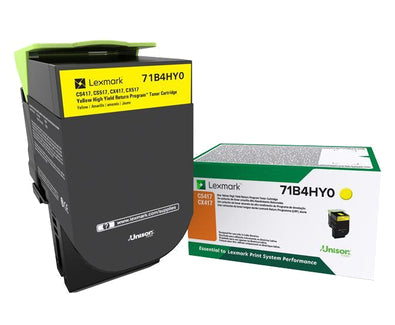 TONER LEXMARK AMARILLO EXTRA ALTO RENDIMIENTO CS417/CX417
