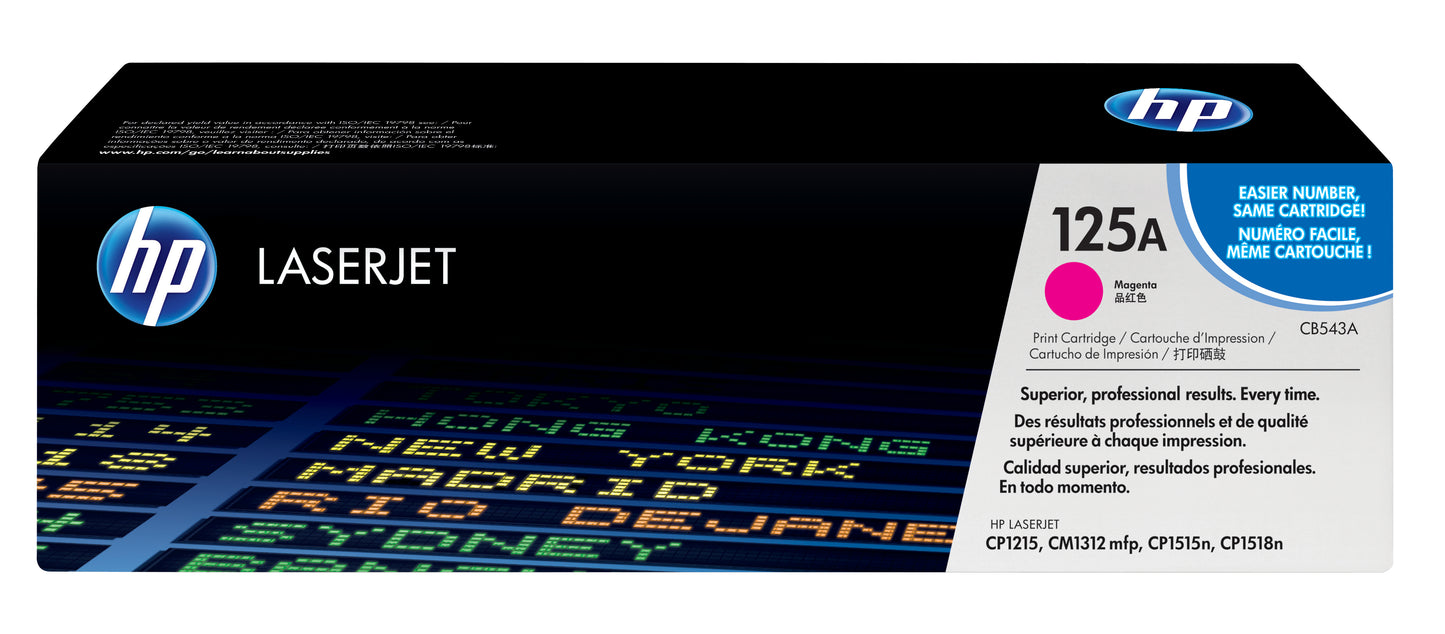 HP 125A Magenta Original LaserJet Toner Cartridge cartucho de tóner 1 pieza(s)