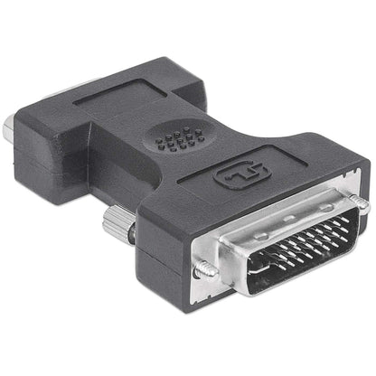 Manhattan 328883 cambiadores de género de cables DVI-I VGA Negro