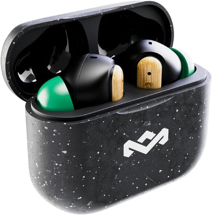 House of Marley Little Bird True - Auriculares inalámbricos, controles táctiles, micrófono integrado