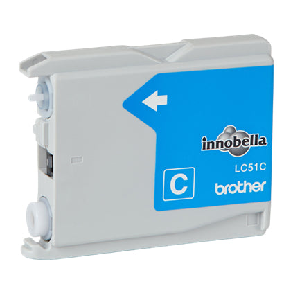 Tinta Brother LC51C Rendimiento 400 Páginas MFC240C/DCP130C Color Cian