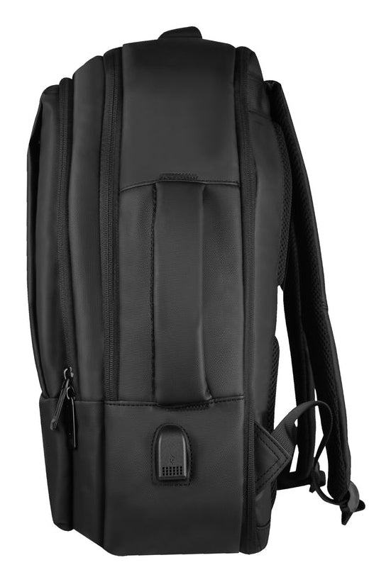 MOCHILA PERFECT CHOICE PARA LAPTOP EXPANDIBLE RESISTENTE AL AGUA - TUNDRA NEGRO