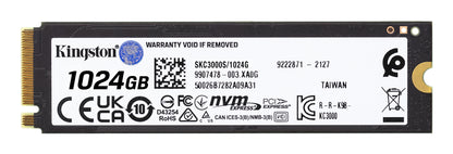 Unidad de Estado Sólido SSD Kingston KC3000 1024GB PCI Express 4.0