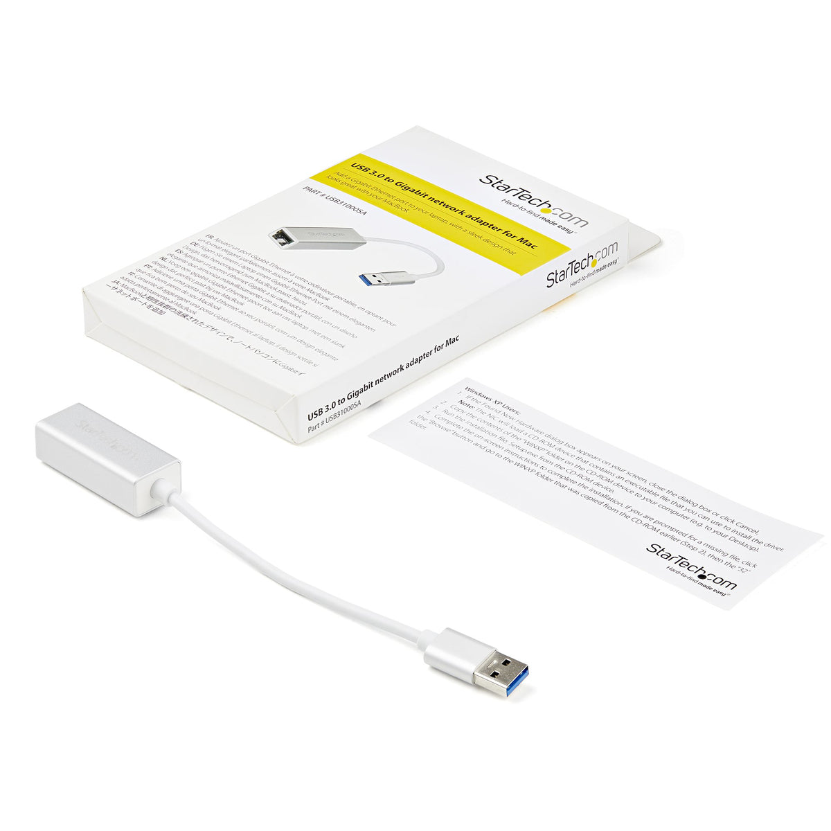 StarTech.com USB31000SA tarjeta de red 2000 Mbit/s