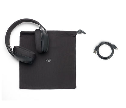 Logitech 981-001214 audífono y auriculare Auriculares Inalámbrico Diadema Llamadas/Música Bluetooth Grafito