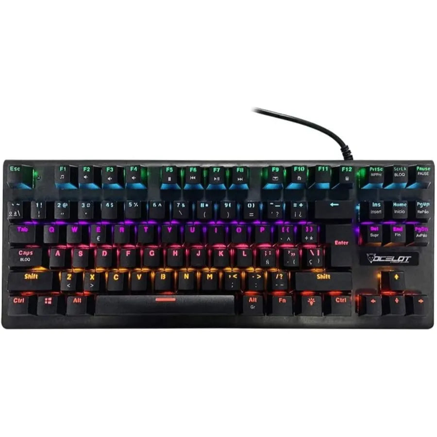 Teclado Mecánico Gamer Ocelot Gaming Alámbrico OGMK02