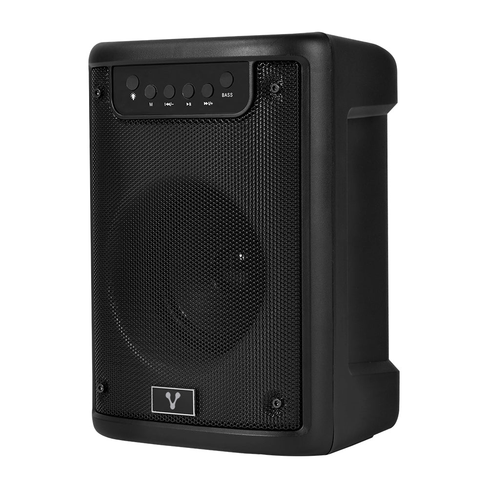 MINI BAFLE VORAGO KSP-205 NEGRO 4" 10WATTS RMS / RECARGABLE / TWS BT 4HRS CARGA USB TIPO C