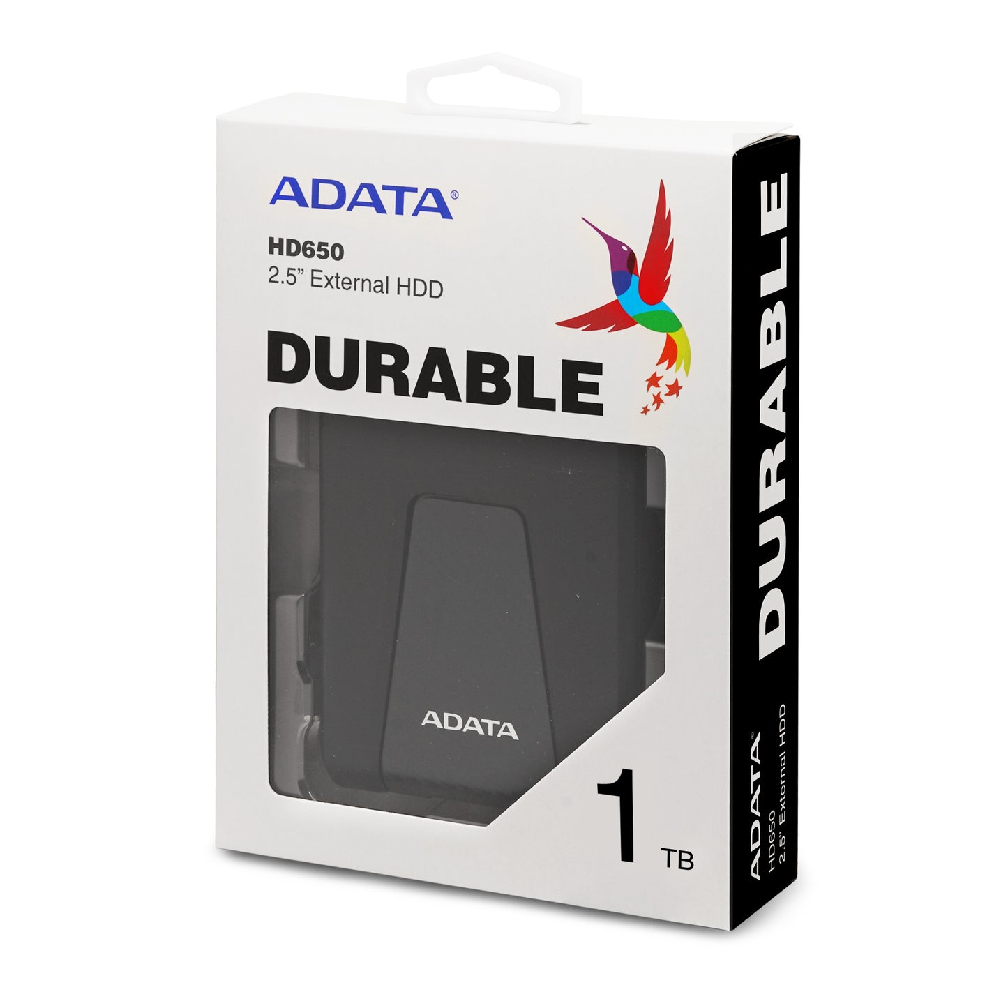 ADATA HD 650 disco duro externo 1 TB 2.5" 2.0/3.2 Gen 1 (3.1 Gen 1) Negro