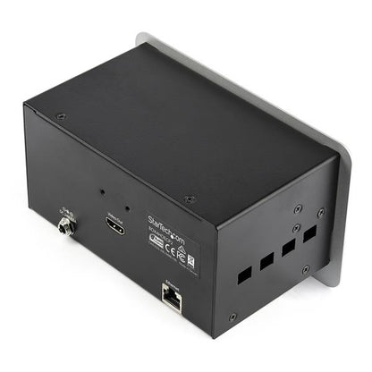 StarTech.com BOX4HDECP2 puente de conferencia AV 3840 x 2160 Pixeles Ethernet Plata