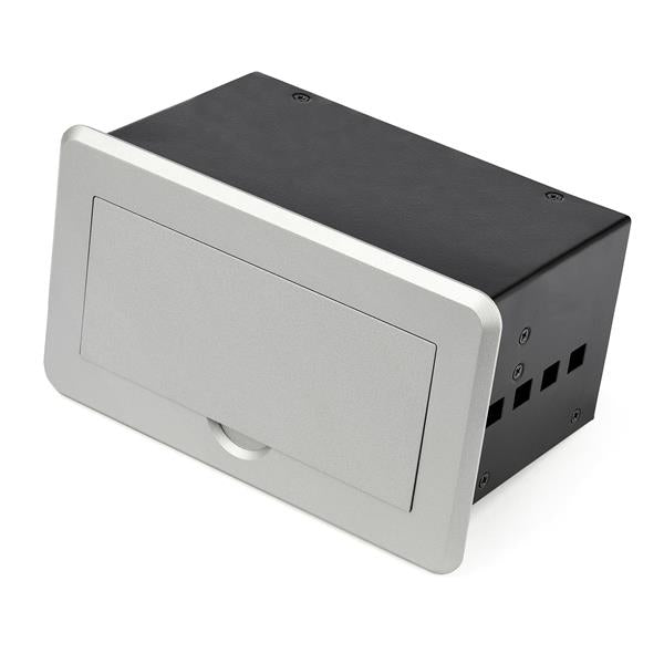 StarTech.com BOX4HDECP2 puente de conferencia AV 3840 x 2160 Pixeles Ethernet Plata