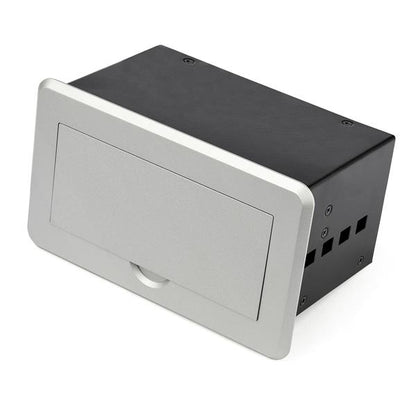 StarTech.com BOX4HDECP2 puente de conferencia AV 3840 x 2160 Pixeles Ethernet Plata