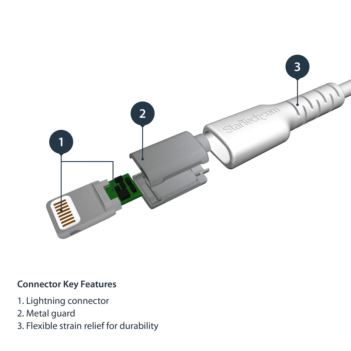 StarTech.com RUSBLTMM1M cable Lightning