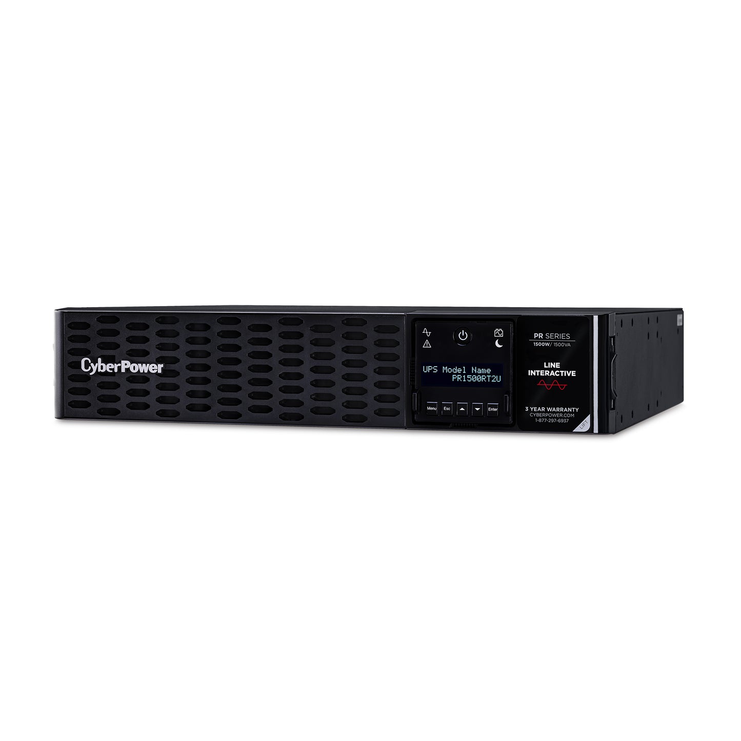 CyberPower PR1500RT2U sistema de alimentación ininterrumpida (UPS) Línea interactiva 1.5 kVA 1500 W 8 salidas AC