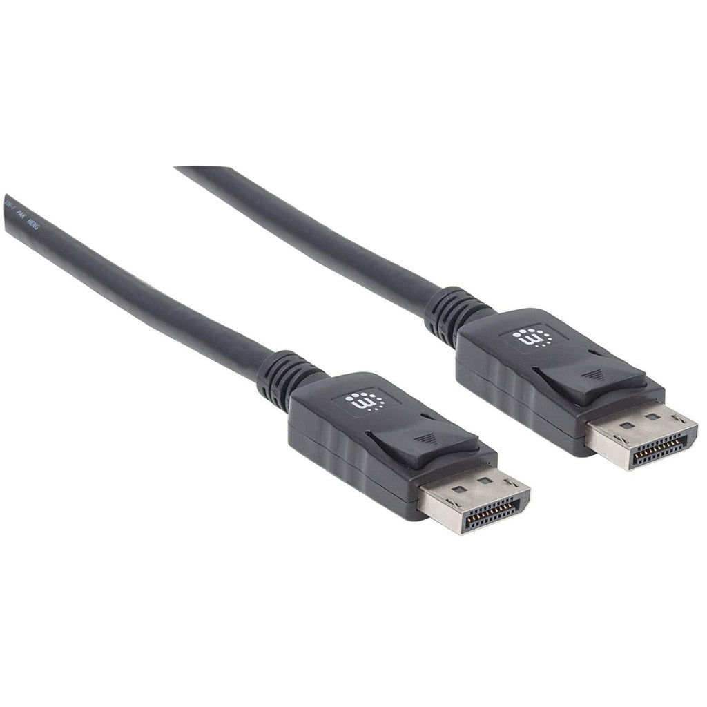 Cable Manhattan DisplayPort M-M Blindado 1m Color Negro