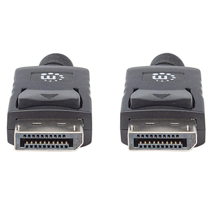 Cable Manhattan DisplayPort M-M Blindado 1m Color Negro