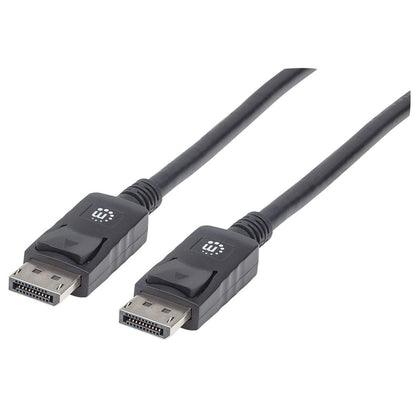 Cable Manhattan DisplayPort M-M Blindado 1m Color Negro