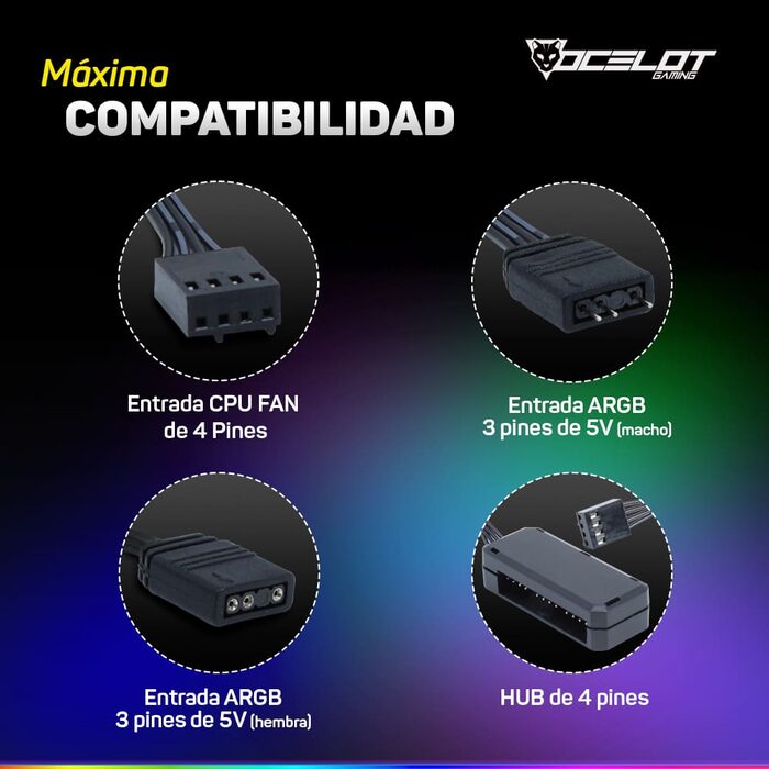 Enfriamiento Líquido Ocelot Gaming OEL240, ARGB, 240 mm, para Intel y AMD