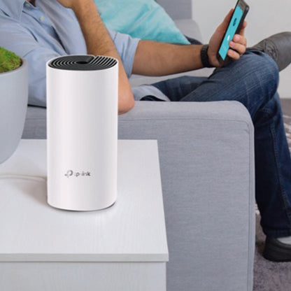TP-Link Deco E4 (1-pack) Doble banda (2,4 GHz / 5 GHz) Wi-Fi 5 (802.11ac) Blanco, Gris Interno