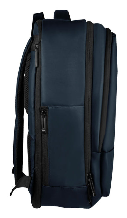 Mochila Perfect Choice para Laptop 15.6" Expandible Resistente al Agua Color Tundra Azul
