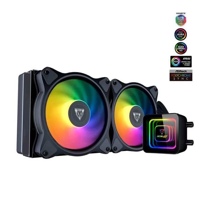 Enfriamiento Líquido Ocelot Gaming OEL240, ARGB, 240 mm, para Intel y AMD