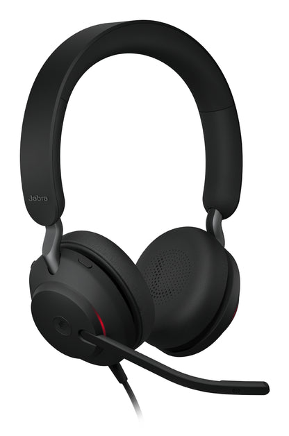 Jabra Evolve2 40 SE Auriculares Alámbrico Diadema Oficina/Centro de llamadas USB Type-C / USB Type-A Negro