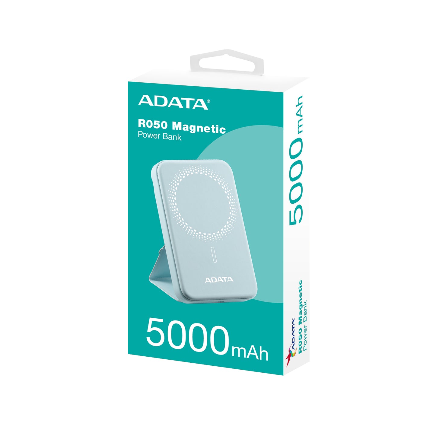 Power Bank Adata Inalámbrico 5000MAH de Carga Rápida QC PD de 20 W Magnético Color Azul