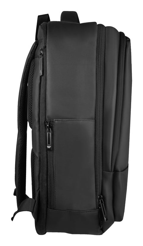MOCHILA PERFECT CHOICE PARA LAPTOP EXPANDIBLE RESISTENTE AL AGUA - TUNDRA NEGRO