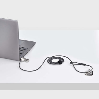StarTech.com SNBLC4D-LAPTOP-LOCK cable antirrobo Negro, Plata 2 m